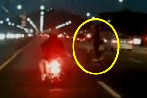 한남대교 ‘킥라니’ 뺑소니범 검거…“당황해서 달아났다”(영상)