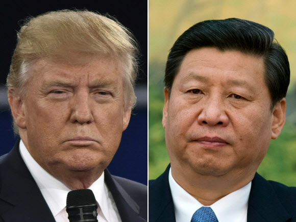보복관세전 벌인 트럼프와 시진핑