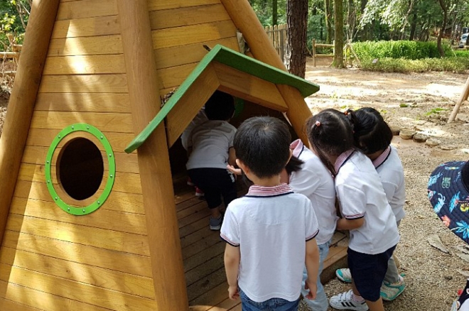 관악산 자락 유아숲체험공원.