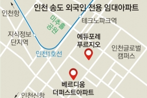 송도 외국인 전용 임대아파트 260여가구 일반에 분양
