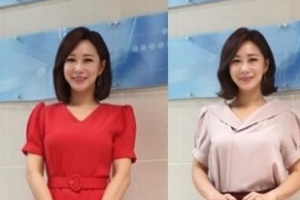 이설아, “한결같은 포즈” 기상캐스터의 일상..40대 맞아?