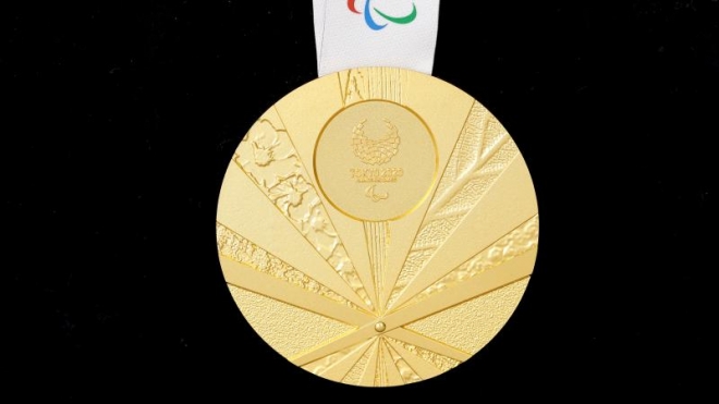 2020년 도쿄하계패럴림픽(장애인올림픽) 공식 금메달.  도쿄패럴림픽 조직위원회 홈페이지 캡처