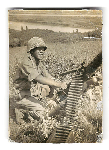 1952년 7월 5일 서부전선 장단전투 당시 해병 11연대 3포대 8중대 노영남.