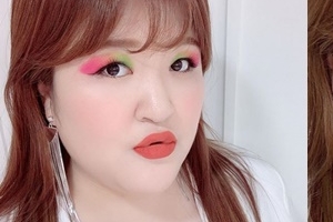 선미 ‘날라리’ 메이크업 따라 한 이국주 ‘화려함 그 자체’ [EN스타]