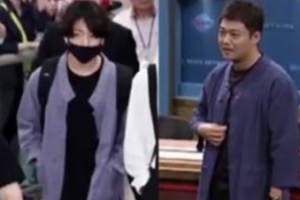 “같은 옷 다른 느낌” 전현무, BTS 정국 ‘생활한복’ 패션 재현