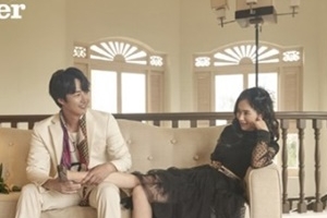 윤상현♥메이비, 부부만 할 수 있는 포즈로 화보 촬영 [SSEN컷]