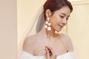 “듬직한 신랑♥” 황지현, 오늘 결혼 ‘눈부신 웨딩드레스 자태’