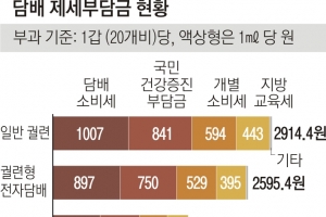 액상형 전자담배 세금 오르나… 정부 세율 조정 추진