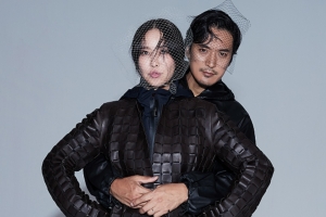 “블랙 신부” 김민준♥권다미, 웨딩화보 단독 공개