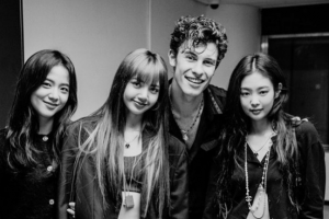 숀 멘데스, 블랙핑크 지수·리사·제니와 찰칵… 내한 추억 업로드