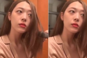 설리, 이번엔 라이브 방송 노브라 논란 ‘내 공간’