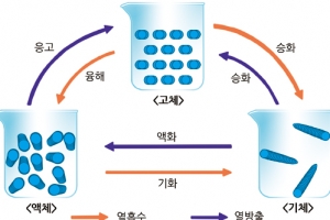 얼음이 물로 바뀌는 순간 분자 온동 살펴보니