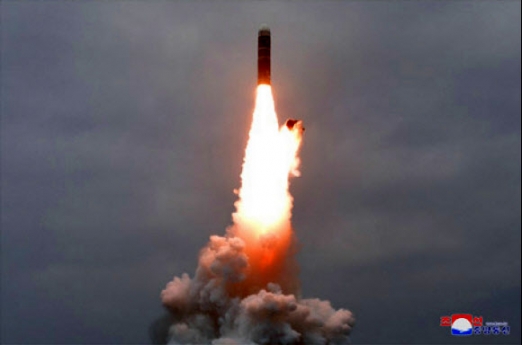 북한, 신형 잠수함발사탄도미사일 북극성-3형 시험발사