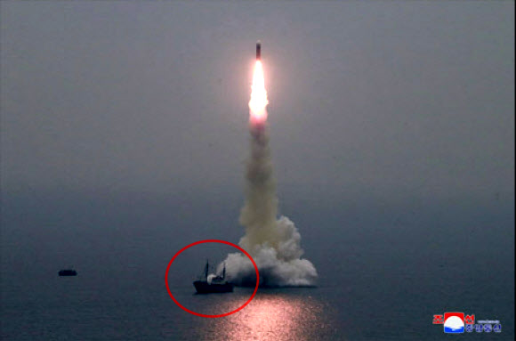 북한, 신형 잠수함발사탄도미사일 북극성-3형 시험발사