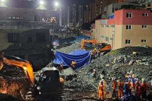 부산 산사태 마지막 매몰자 발견…4명 모두 사망