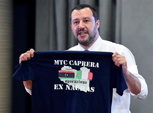 이탈리아 동맹당 마테오 살비니 대표