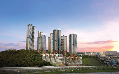 부산 오션 파라곤 투시도