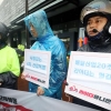 배달 노동자들 “4차 산업혁명에 안전은 없다”