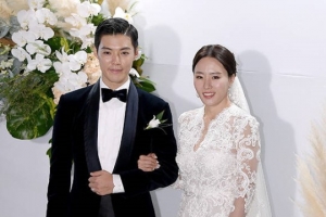 강남♥이상화 결혼 “웨딩드레스 자태, 요정인 줄”