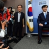 [서울포토] 조국 장관에 대한 취재진의 관심