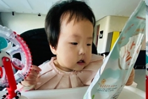주영훈♥이윤미, 막내딸 공개 ‘누구 닮았나 봤더니..’