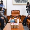 [서울포토] 여야 3당 원내대표 회동