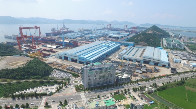 현대삼호중공업 전경