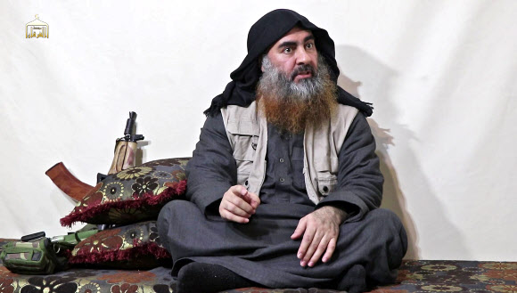 이슬람 수니파 극단적 무장단체 IS 지휘자 알바그다디. AFP연합뉴스