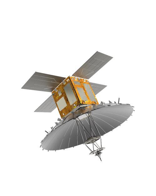 한화시스템의 고성능영상레이더(SAR) 탑재 위성. 한화시스템 제공