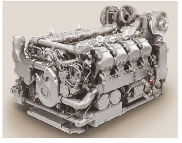 독일 MTU사와의 기술 제휴를 통해 생산한 방위산업용 엔진 중 하나인 K9자주포의 디젤엔진. STX엔진 제공