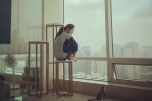 서유리, 도시가 한눈에 내려다보이는 집에서..‘편안한 일상’ [EN스타]