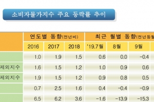 10월 물가 상승 0%…배추값 오르자 두달 만에 마이너스 탈출