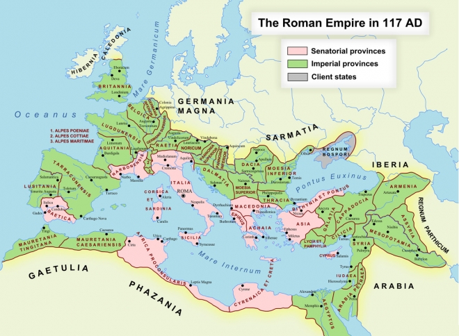 로마 제국 당시 영토