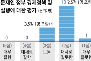 전직 고위관료 3명 중 2명꼴 “文정부 경제정책 대체로 잘못”