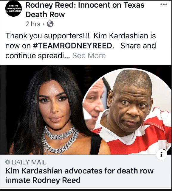 킴 카다시안과 로드니 리드.