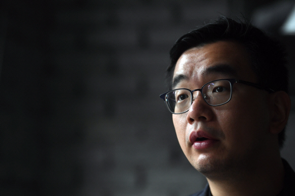 홍콩 시위 주최단체인 홍콩민간인권전선 부의장 얀 호 라이.  정연호 기자 tpgod@seoul.co.kr