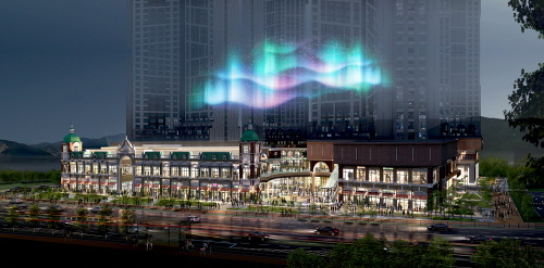 북유럽 스트리트 라이프스타일 몰 ‘힐스 에비뉴 삼송역 스칸센’ 투시도