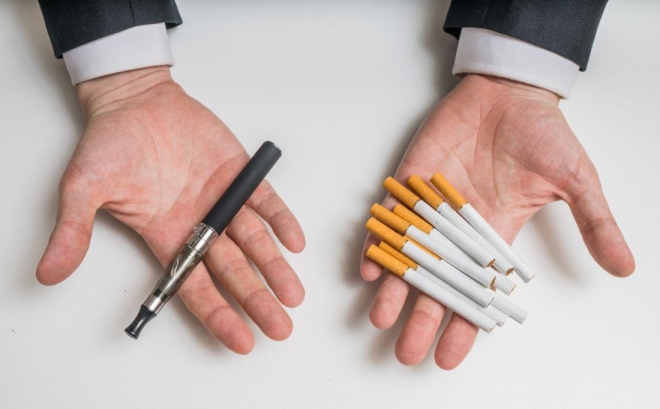 전자담배와 연초담배. 사진=pixabay