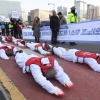 [서울포토] ‘해고자 복직하라’ 전교조, 오체투지 행진