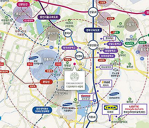‘드림 포레스트’ 위치도