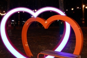 안양 평촌중앙공원, 한껏 멋 부린 야간 경관조명 등장