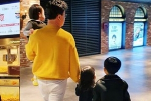 ‘소유진 ♥’ 백종원, 아이들과 영화관 나들이 포착 [EN스타]