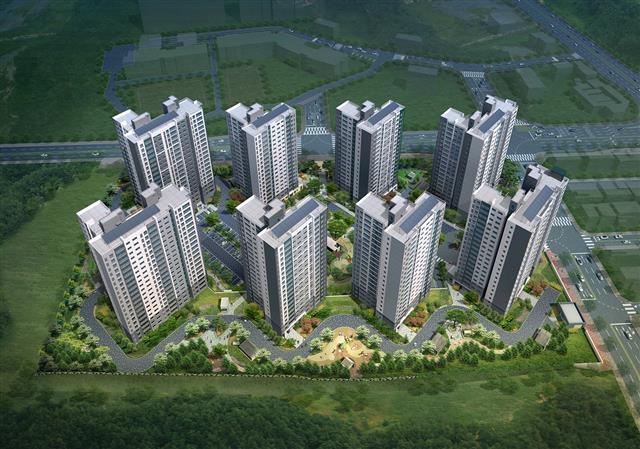 여주역 푸르지오 클라테르 조감도. 대우건설 제공