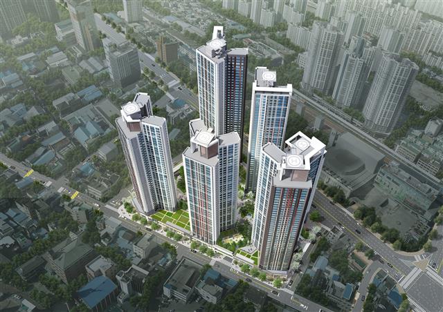 힐스테이트 대구역 주상복합 조감도. 현대건설 제공