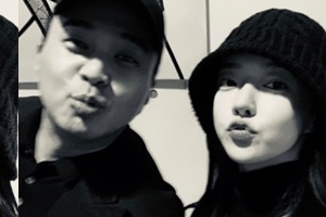 정준♥김유지, 달달한 럽스타그램 “빵 먹고 기분 업” [EN스타]