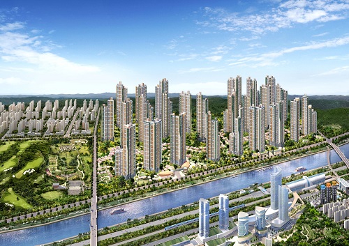 내년 초 분양예정인 ‘검암역 로열파크씨티’ 조감도