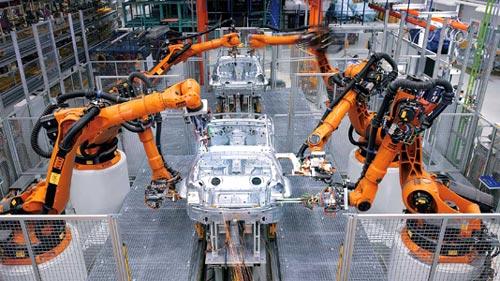 산업용 로봇. 위키미디어