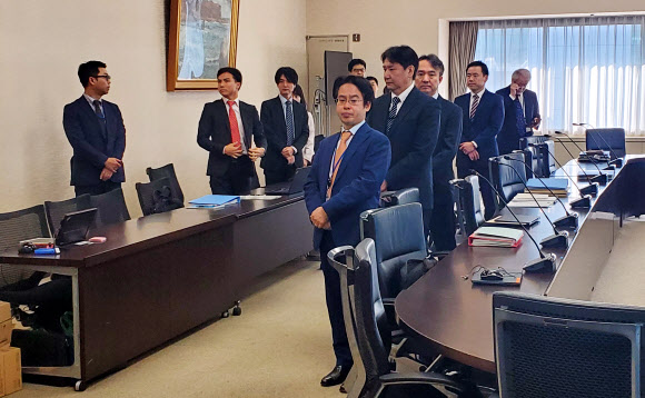 한일 ‘수출관리 정책대화’ 열리는 일본 경산성 특별회의실