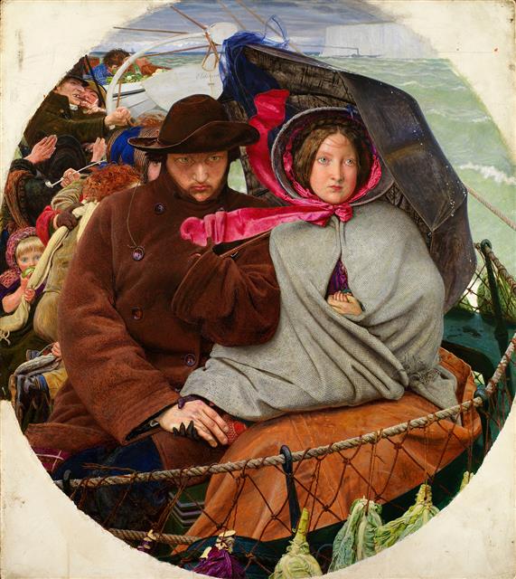 포드 매덕스 브라운 ‘영국에서의 마지막 날’, 1852~1855년, 82.5×75㎝, 버밍엄 미술관, 영국 버밍엄