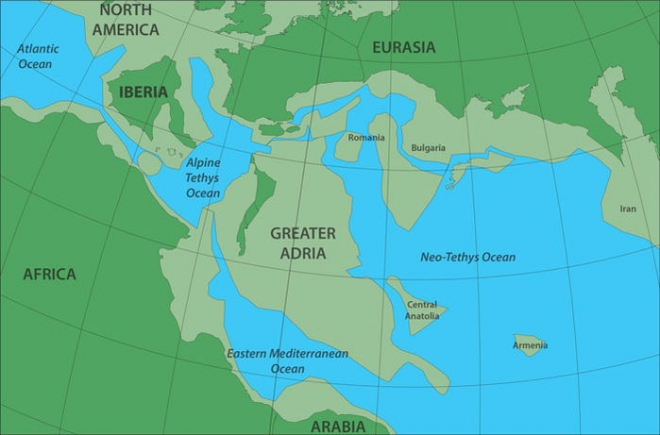 남부 유럽 대륙 밑에는 잃어버린 대륙 ‘거대 아드리아’ 대륙이 숨겨져 있다.  사이언스 제공
